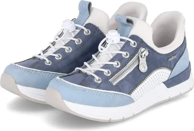 Produktbild von Rieker Damen Slip-On-Sneaker Blau Textil & Synthetik Größe: 37