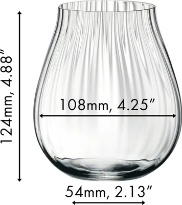Produktbild von Riedel Optical O Gin Tumbler Collection, 4er Set, Gin Glas, Becher, Tumbler, Kristallglas, 762 ml, 5515/67