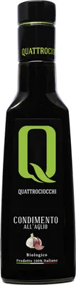 Immagine prodotto di Olio extravergine di oliva biologico all'aglio - 0,25 lt. - Quattrociocchi