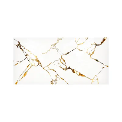 Produktbild von IZODEKOR - PVC Wandpaneel Marmoroptik 122x260 cm – Wasserfest & Hitzebeständig für Küche & Bad - Model: Calacatta Gold
