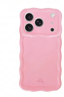 Produktbild von Glossy Wavy Hülle Bubble Blush  - Kompatibel mit iPhone 17 Pro