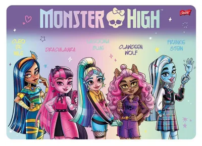 Produktbild von Doppelseitige laminierte Monster High A3-Schreibtischunterlage