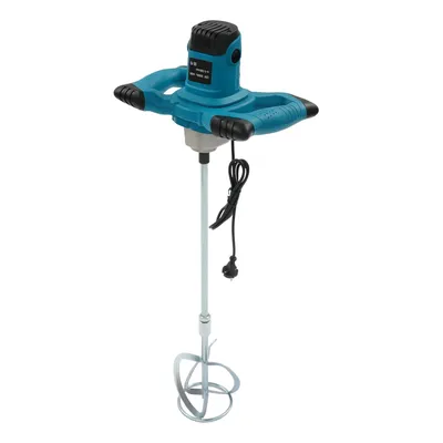 Obrázek produktu pro 1400 W míchačka na maltu Míchačka na beton a míchadlo Kompaktní stroj pro míchání viskózních materiálů, rychlostní elektronika, ergonomické rukojeti