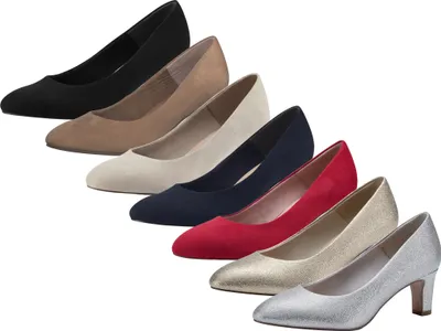 Produktbild von Tamaris Damen Pumps klassisch rund Blockabsatz 1-22418-20, Größe:38 EU, Farbe:Beige