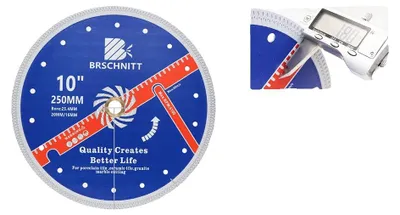 Image de Disque de coupe diamanté, coupe de précision, utilisation polyvalente, 10 pouces (250 mm), 1 pièce