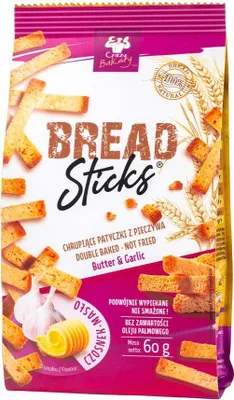 Obrázok produktu pre Tyčinky s cesnakom a maslom 60g BAKE Stixx