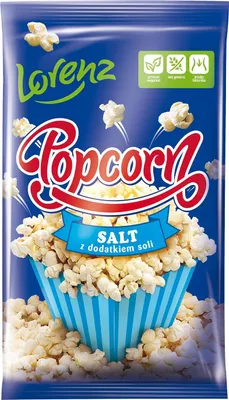 Zdjęcie produktu dla Lorenz Popcorn Z Dodatkiem Soli 90 G