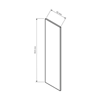 Produktbild von Küchenseitensockel UNIT - 55x82 cm, grau