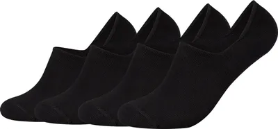 Produktbild von Camano Uni Socken - Komfort Füßlinge, einfarbig, 4er Pack Schwarz 35-38