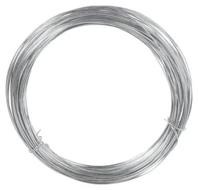 Produktbild von Blumendraht, 0,5 mm, verzinkt, 20-g-Ring