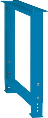 Produktbild von LISTA Werkbankfuß 80x725x700-1050mm RAL5012 Lichtblau - Höhenverstellbar