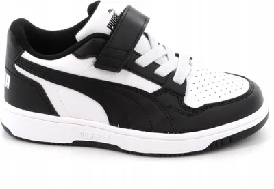 Produktbild von Kinderstiefel PUMA Reb-L Ac+Ps 398995-01, mit Klettverschluss, Größe 32,5, schwarz