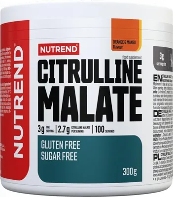 Productafbeelding van Citrulline Malate, 300 gram, sinaasappel-mango smaak