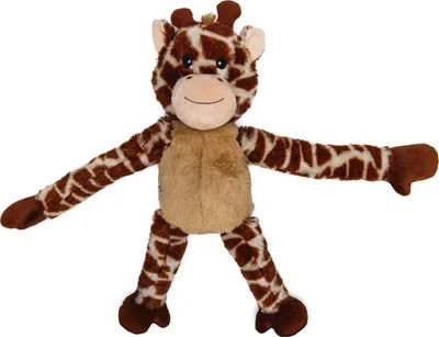 Immagine prodotto di Giraffa della giungla giocattolo per cani Beeztees in peluche marrone