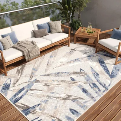 Obrázok produktu pre Koberec Tapiso PATIO Outdoor – koberec na balkón a terasu, odolný voči poveternostným vplyvom a nenáročný na údržbu, 120 x 170 cm