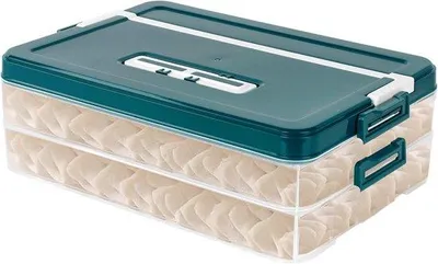 Produktbild von BPA-freie, herstellbare, stapelbare Lebensmittelbehälter für gekochtes Fleisch, 33 x 21,5 x 10,5 cm.