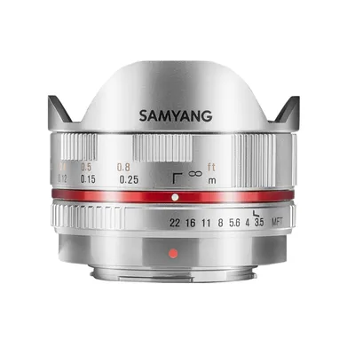 Produktbild von Samyang 7.5mm f/3.5 UMC Fisheye, Weitwinkel-Fischaugenobjektiv, 9/7, Micro Four Thirds (MFT)