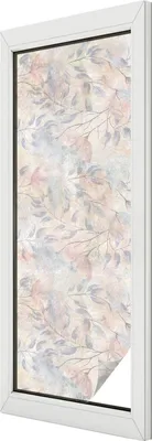 Zdjęcie produktu dla Folia witrażowa - 146x50 cm - wzór witrażowy - nieprzezroczysta dekoracyjna folia do ochrony prywatności - samoprzylepna, ochrona przed promieniowaniem UV - zmieniający się efekt
