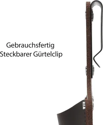 Hammerhalter aus echtem Leder braun, Hauptbild