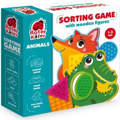 Obrázok produktu pre Lernspiel Sortierspiel mit Holzfiguren. Tiere  RW4204