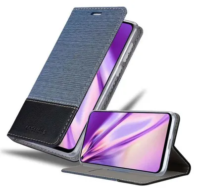 Immagine prodotto di Cadorabo custodia per Huawei Y5 2019 / Enjoy Play 8 / Honor 8S custodia protettiva in blu custodia per telefono cellulare custodia a libro copertura