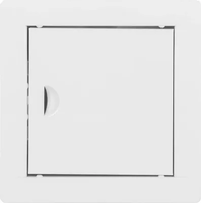 Produktbild von Revisionstür Revisionsklappe Wartungsklappe Stahlblech Weiß Schnapp: 10x10cm