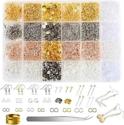 Produktbild von DIY-Schmuckmacher-Set für Erwachsene und Kinder - Mädchen und Frauen - Handgefertigter Schmuck