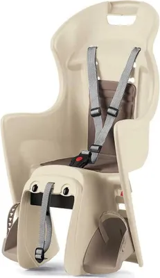 Image de Bobike Boodie Siège vélo pour enfant Pour cadre Beige Max 22 kg Garçon Beige Max 22 kg