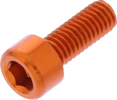 Produktbild von Zylinderschraube JMP Bolt M6x1,00mm 16mm Aluminium orange