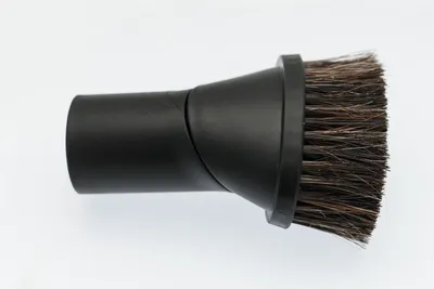 Produktbild von Saugpinsel, Staubsaugerpinsel, Möbeldüse universal Ø 35mm, oval, mit Pferdehaar