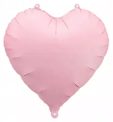 Image de Ballon de baudruche Coeur 45cm rose
