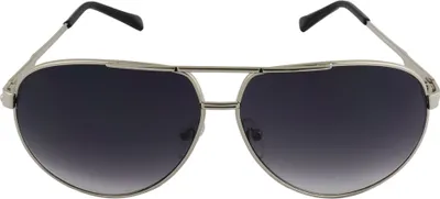 Produktbild von Pilotenbrille - Sonnenbrille on Air - M - silber glänzend (schwarz getönt)