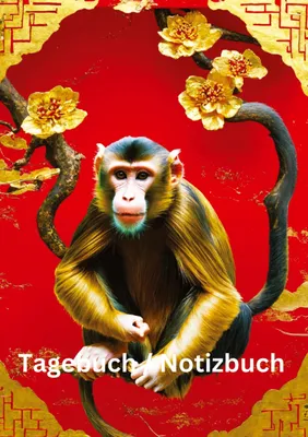 Produktbild von Tagebuch / Notizbuch Chinesische Tierkreis Affe