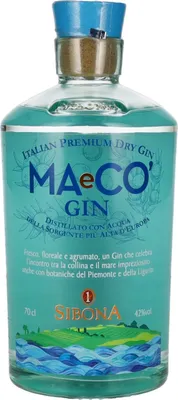 Produktbild von Sibona MAeCO Italian Premium Dry Gin 42% Vol. 0,7l
