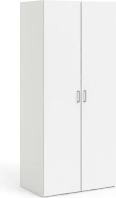 Immagine prodotto di Dmora Guardaroba 2 Ante Danny 49.5x175.4h cm Bianco, Appendiabiti 2 Ante