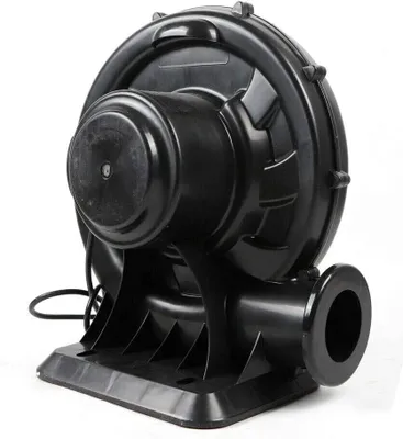 Obrázek produktu pro Odstředivý ventilátor Přenosný vysokotlaký ventilátor 2800r/mim Černý ventilátor Odstředivý ventilátor s nízkou hlučností Nepřetržitý ventilátor pro reklamní modely (220V 250W 420m3/h)