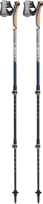 Produktbild von Leki Traveller Carbon Midnightblue Dark Metallic/Llight Anthracite/White 90 - 130 cm Nordic Walking Stöcke