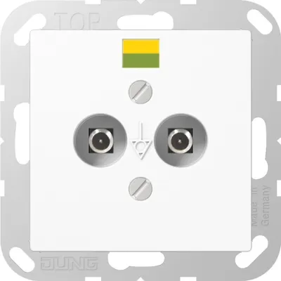 Produktbild von JUNG A 565-2 WW - 2P - Weiß - Duroplast