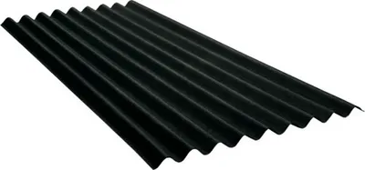 Produktbild von Onduline Bitumenwellplatte Base 200 x 85,5 cm 2,6 mm schwarz