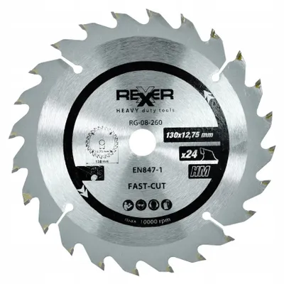 Obrázek produktu pro Kotoučová pila REXXER vidiová 130 mm 24 zubů na dřevo