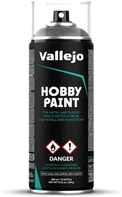 Image de Vallejo HOBBY PAINT AEROSOL GRIS METALIZADO 031 - 400 ml