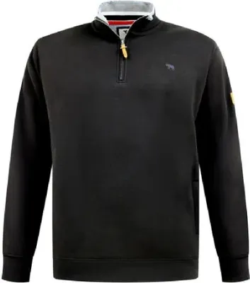 Immagine prodotto di Duke - Felpa da uomo "D555 Russel", pile, taglia extra large DC567 (6XL) (nero)