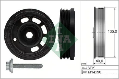 Image de Vw 1.0Tsi Poulie De Vilebrequin (Kit)