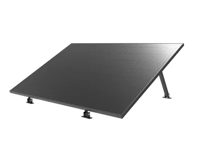 Produktbild von Solarmodul Verstellbare PV-Modulhalterung, 10-30° Neigung, Flachdach, Schwarz