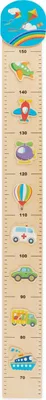 Produktbild von Bieco Messlatte Verkehr | Skala 0,65-1,5m | Messlatte Holz Kinder | Wand Holz Dekoration | Maßband Körper | Kinder Messlatte Holz | Holz Meter | Wandtattoo Kinderzimmer Tiere | Messlatte Kind