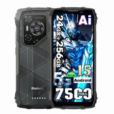 Produktbild von Dummy - Blackview BL7000 schwarz Outdoor Smartphone Rugged – 6,78" FHD+ Display, 7500 mAh Akku, 120 Hz, 5G, 50 MP Kamera, Android 15, NFC, 8+256GB, Dual SIM, IP68/IP69K