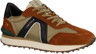 Produktbild von Ambitious 11538A-T31 Herren Sneaker, Materialmix, Cognac/Taupe, NEU - Herrenschuhe Sneaker / Schnürschuh, Braun, leder/textil/synthetik