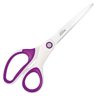 Obrázok produktu pre Nůžky kancelářské Leitz WOW, titanové, 20,5 cm, fialové