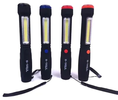 Image de Pronett XJ4574 Lampe torche LED COB AA, 400 lm, aimant