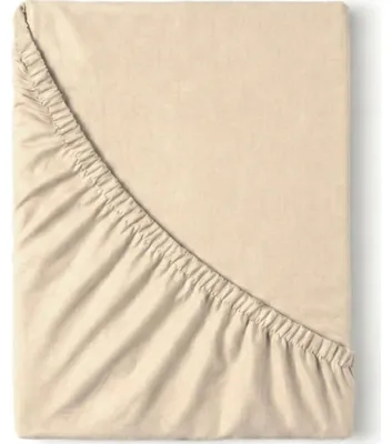 Produktbild von Flanell Spannbetttuch beige